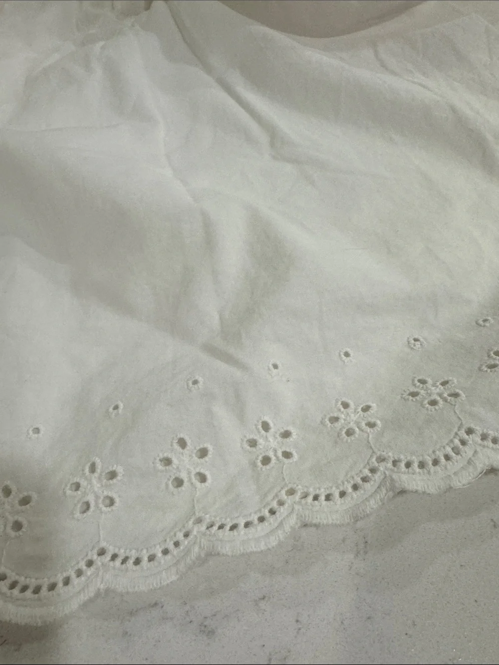 Tommy Hilfiger/ - Ruffled Eyelet 13” Drop Bed Skirt, Queen